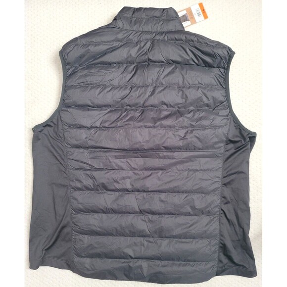 Eddie Bauer Down Vest GRAY 550 Fill Power Storm Repel Classic Fit Zip Pocket XXL - Picture 8 of 8